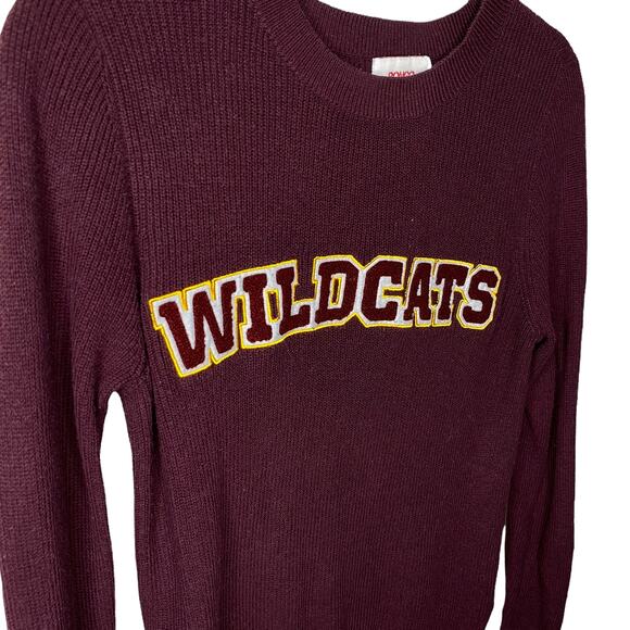 BONGO Wildcats Varsity Letters Long Sleeve Sweater Size Small - Picture 6 of 6